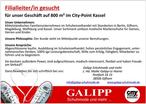 Stellenangebot